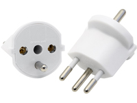 Max Hauri AG 135801 adaptador de enchufe eléctrico Tipo J (CH) Blanco