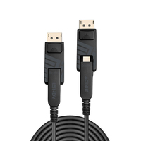 Lindy 38484 DisplayPort kabel 50 m Mini DisplayPort Zwart
