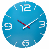 TFA-Dostmann 60.3536.14 wall/table clock Wand Quartz clock Rund Blau, Weiß