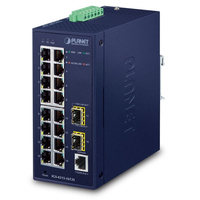 PLANET IGS-4215-16T2S netwerk-switch Managed L2/L4 Gigabit Ethernet (10/100/1000) Blauw