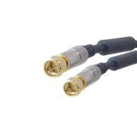 shiverpeaks SP80095 coax-kabel RG-59/U 5 m F-Stecker Blauw, Chroom