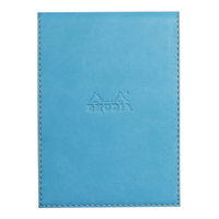 Rhodia Notepad cover + notepad N°13 schrijfblok & schrift A6 80 vel Blauw