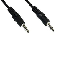 Kindermann 5766000002 Audio-Kabel 2,5 m 3.5mm Schwarz