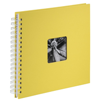 Hama Fine Art álbum de foto y protector Amarillo 100 hojas 10 x 15 Encuadernación espiral