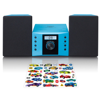 Lenco MC-013BU Tragbares Stereosystem Digital 4 W FM Blau Playback MP3