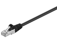 Goobay 95540 hálózati kábel Fekete 1,5 M Cat5e F/UTP (FTP)