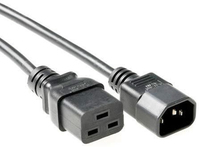 Microconnect PE0191410 power cable Black 1 m C19 coupler C14 coupler