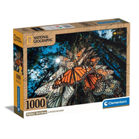 Clementoni Butterflies Puzzle rompecabezas 1000 pieza(s) Animales