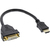 InLine 17670I adaptador de cable de vídeo 0,2 m HDMI tipo A (Estándar) DVI-D Negro