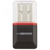 Esperanza EA134K lecteur de carte mémoire USB 2.0 Noir, Argent, Transparent