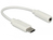 DeLOCK 65913 cable de audio 0,14 m 3,5mm USB Blanco