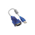 InLine 33304D seriële kabel Blauw 0,2 m USB Type-A DB-9