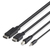 Belkin F1DN2CC-HHPP6t toetsenbord-video-muis (kvm) kabel Zwart 1,8 m