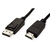 ROLINE DisplayPort Kabel DP - HDMI, M/M, zwart, 1 m