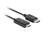 Lanberg CA-DPHD-11CC-0018-BK zmieniacz płci / kabli DisplayPort HDMI Czarny