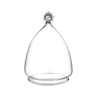 Glas-Cloche -Cuspis- Borosilikatglas, klar Glas-Cloche -Cuspis-