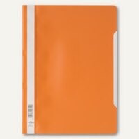 Durable Schnellhefter DIN A4, PP, transparentes Deckblatt, orange