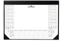 Durable Desk Mat with Calendar Pad 590 x 420mm - Black