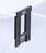 Durable BASIC Recycled Plastic Letter Tray Risers Spacers | Black