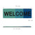 Fußmatte Welcome in Blau - (B)75 x (T)25 cm 10020178_45