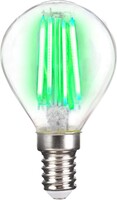 LED-Deko-Tropfenlampe E14 grün LM85312