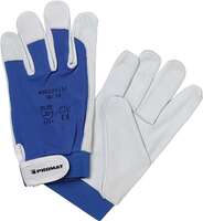 PROMAT Handschuhe Donau Gr.11 natur/blau Nappaleder EN 388 Kategorie II