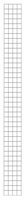 Drahtgitter-Seitenwand 1950 x 200 mm (H x T), glanzverzinkt