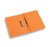 Rexel Jiffex Transfer File Manilla Foolscap 315gsm Orange (Pack 50)