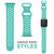 NALIA Traforato Silicone Cinturino Smart Watch compatible con Apple Watch Bracciale Ultra/SE Series 8/7/6/5/4/3/2/1, 42mm 44mm 45mm 49mm, per iWatch Orologio Donna e Uomo Mint