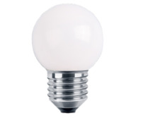 LED-Lampe, E27, 1 W, 59 lm, 240 V (AC), 2700 K, 200 °, warmweiß