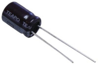 Elektrolytkondensator, 10 µF, 400 V (DC), ±20 %, radial, RM 5 mm, Ø 10 mm