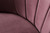 Stuhl Ambrosia; 54x59x82 cm (BxTxH); Sitz violett, Gestell schwarz