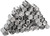 Müllbeutel 50 Beutel; 6l, 29x33 cm (BxH); grau; rechteckig; 50 Beutel / Rolle