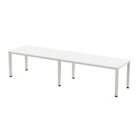 MESA DE OFICINA DOBLE SERIE EXECUTIVE (2 PUESTOS) 320x80 BLANCO / BLANCO