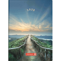 Taschenkalender 731 10x14cm 1 Woche/2 Seiten Grafic-Einband Mountain Trail 2025