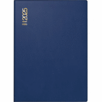 Taschenkalender Technik II 10x14cm 2 Tage/Seite Kunststoff blau 2025