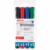 Flipchartmarker edding 380 nachfüllbar ca. 1,5-3mm schwarz, rot, blau, grün VE=4 Stück