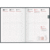 Buchkalender futura 2 A5 1 Woche/2 Seiten Balacron Iridescent dunkelgrau 2025