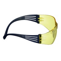 3M™ SecureFit™ 100 Schutzbrille, blaue Bügel, Antikratz-/Anti-Fog-Beschichtung, gelbe Scheibe, SF103AF-BLU-EU