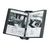 DOCAFLEX DESIGN MURAL 10 pochettes A4 noir a pivot