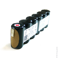 Pack(s) Batterie Nicd 6x SC HD 6S1P ST1 7.2V 2Ah T2