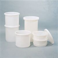 Straight sided cylindrical containers 20L green