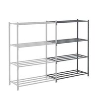 Heavy duty tubular shelving add on bay, 2000mm height