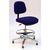 Economy anti-static/conductive chair, height adjustment 580-800mm - blue fabric
