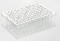 PCR-Platten 96 well Rigid Frame | Beschreibung: halber Rahmen transparent Wells transparent Standard Profile