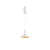 Leuchtenschirm LALU® TETRA 14 MIX&MATCH, H:4,9 cm, weiß/gold