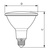 LED Lampe MASTER Value LEDspot PAR38S, 25°, E27, 13W, 2700K, dimmbar