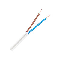 UniStrand 0.75mm 6A 2 Core 2182Y White Mains PVC Flexible Cable 100M Reels