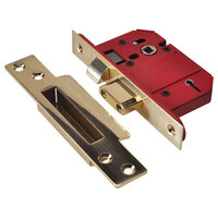 UNION StrongBOLT 2200S BS 5 Lever Mortice Sashlock Satin Brass 68mm Visi