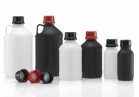 UN-Chemikalienflaschen 1000 ml schwarz HDPE ohne Verschluss